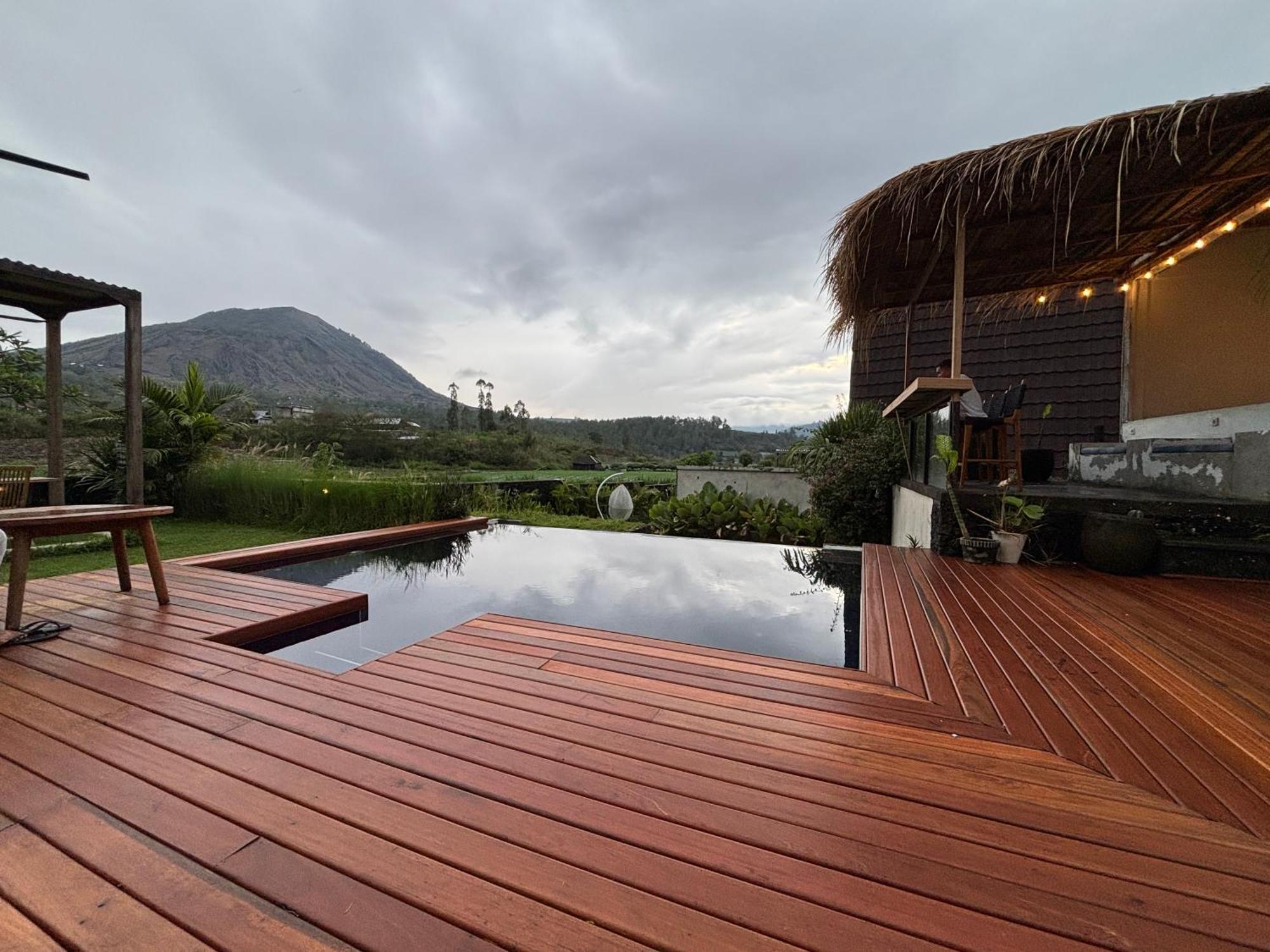 Batur Panorama Acomodação com café da manhã Kintamani Exterior foto