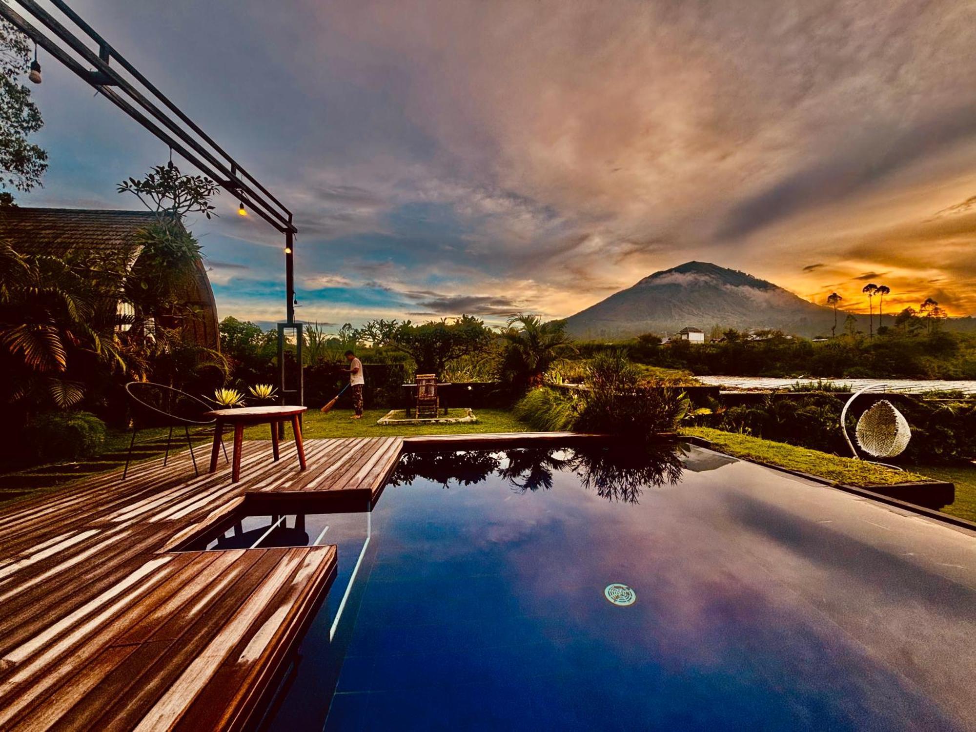 Batur Panorama Acomodação com café da manhã Kintamani Exterior foto